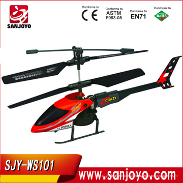 Promoção! Barato helicópteros SJY-WS101 para venda 2ch rc helicóptero metal controle remoto